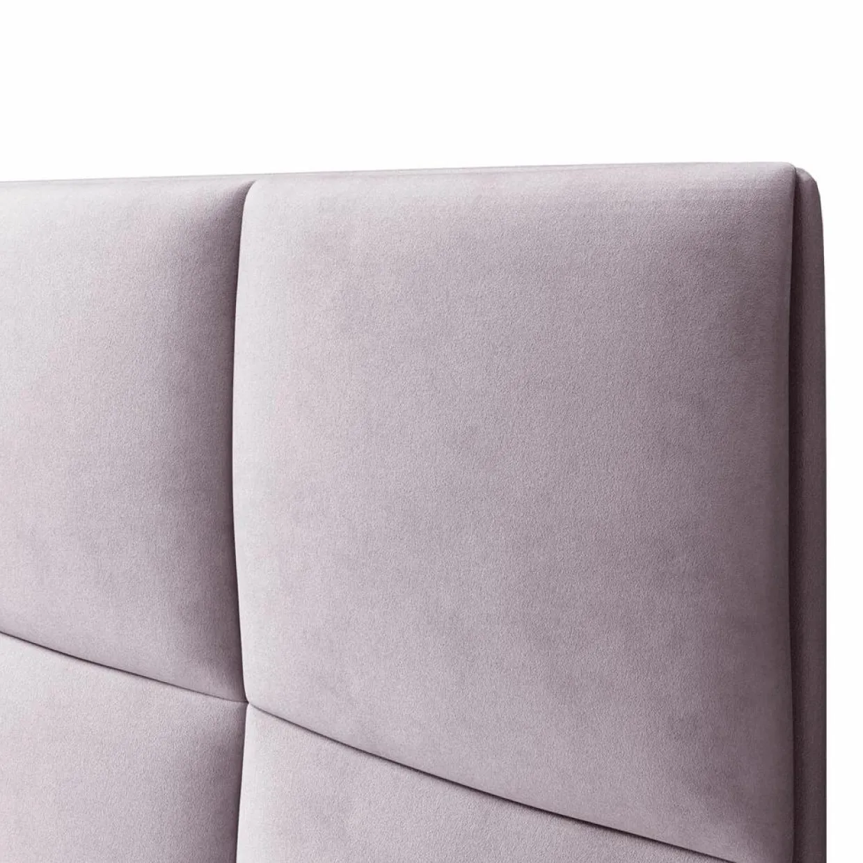Mazzini Sofas Têtes De Lit^Tête de Lit en Velours Begonia lavande - 140x120 cm