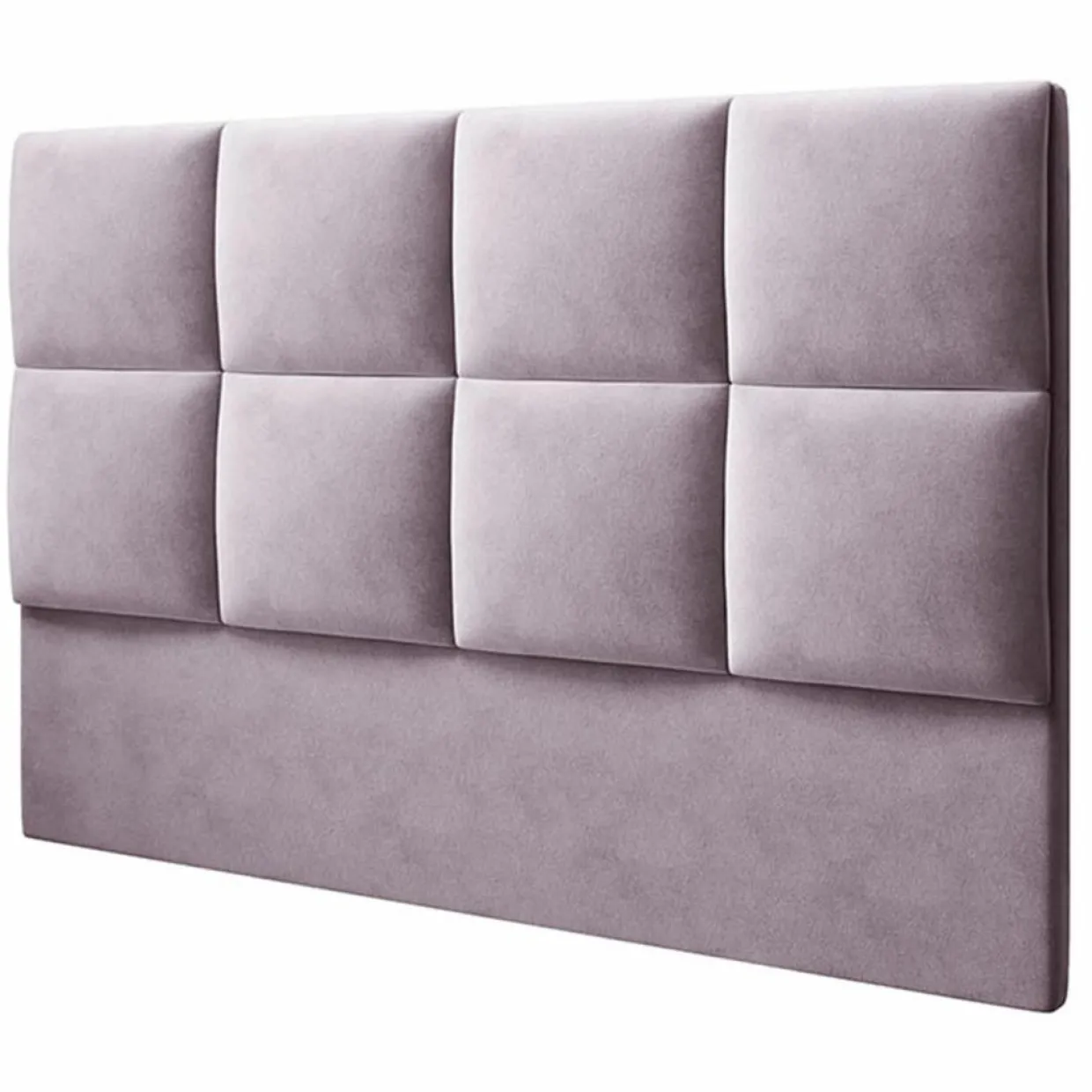 Mazzini Sofas Têtes De Lit^Tête de Lit en Velours Begonia lavande - 140x120 cm
