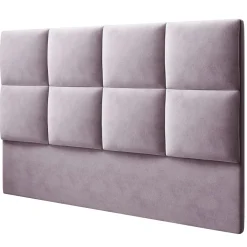 Mazzini Sofas Têtes De Lit^Tête de lit en Velours Begonia lavande - 200x120 cm