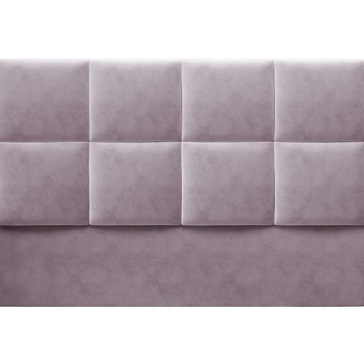 Mazzini Sofas Têtes De Lit^Tête de lit en Velours Begonia lavande - 200x120 cm