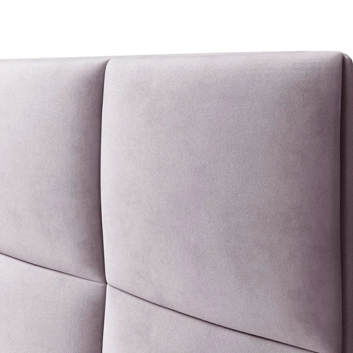 Mazzini Sofas Têtes De Lit^Tête de lit en Velours Begonia lavande - 200x120 cm