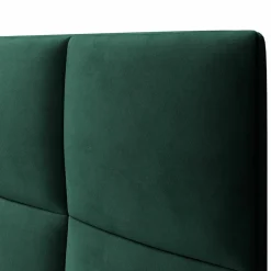 Tête de lit en Velours Begonia vert bouteille - 200 cm-Mazzini Sofas Best