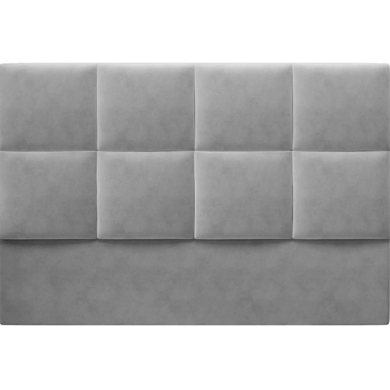 Mazzini Sofas Têtes De Lit^Tête de lit en Velours Begonia gris clair - 180 cm