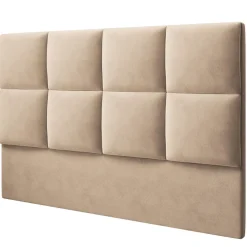 Mazzini Sofas Têtes De Lit^Tête de lit en Velours Begonia beige - 160 cm