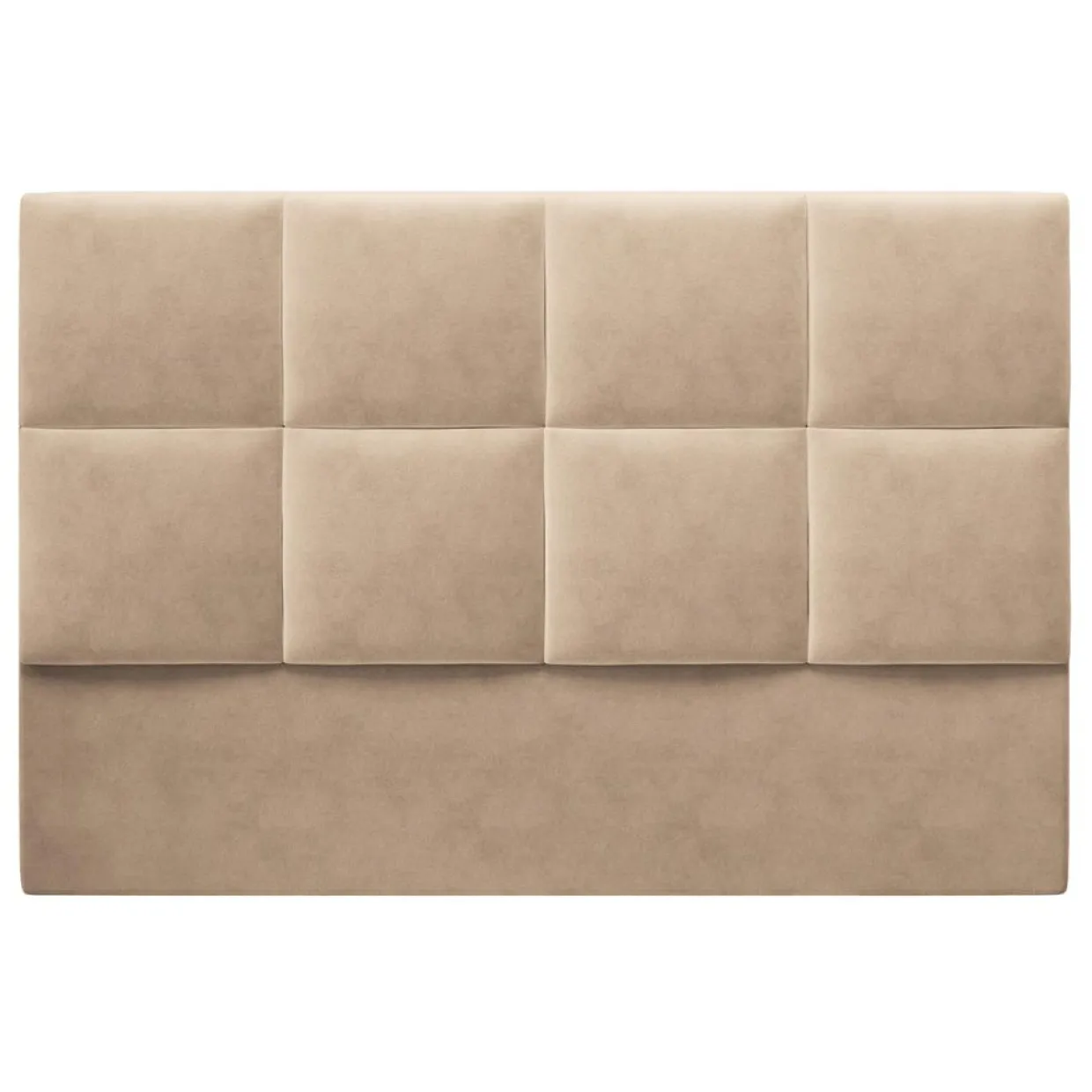 Mazzini Sofas Têtes De Lit^Tête de lit en Velours Begonia beige - 160 cm