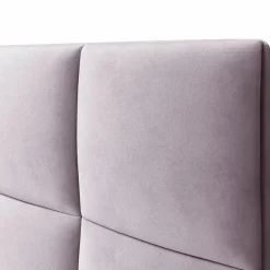 Tête de lit en Velours Begonia lavande - 180x120 cm-Mazzini Sofas Discount
