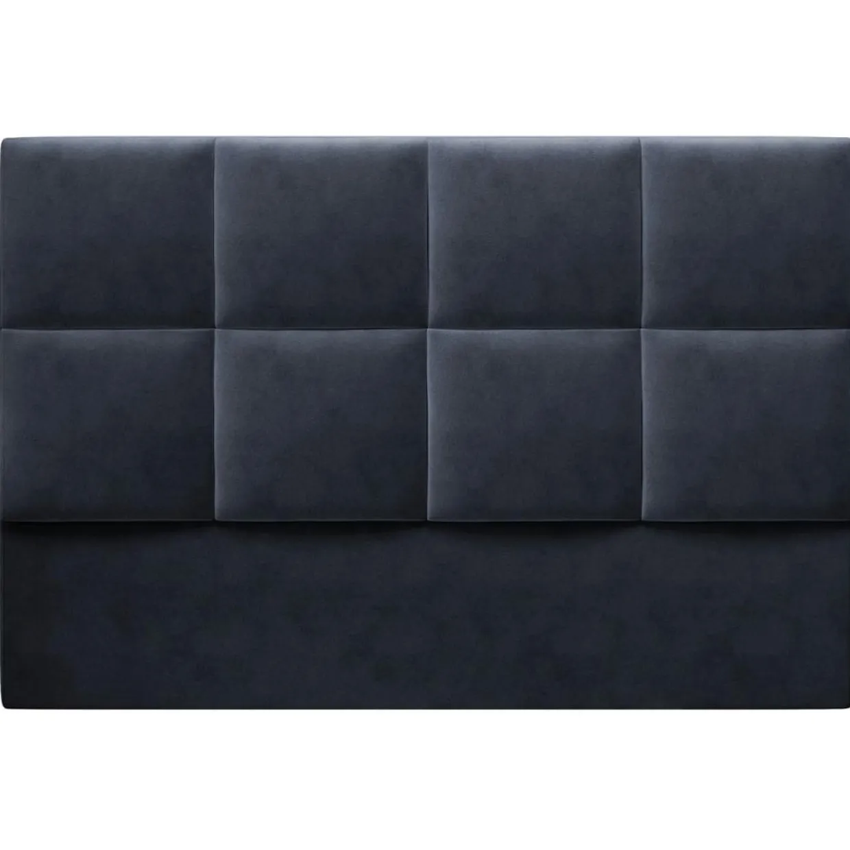 Tête de lit en Velours Begonia bleu foncé - 180x120 cm-Mazzini Sofas Online