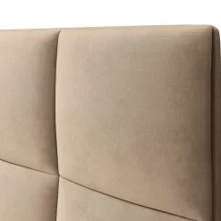Mazzini Sofas Têtes De Lit^Tête de Lit en Velours Begonia beige - 140x120 cm