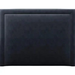 Tête de lit en Velours Primevere bleu foncé - 160x120 cm-Mazzini Sofas Best