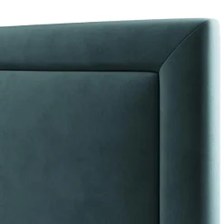 Mazzini Sofas Têtes De Lit^Tête de Lit en Velours Primevere pétrole - 180x120 cm