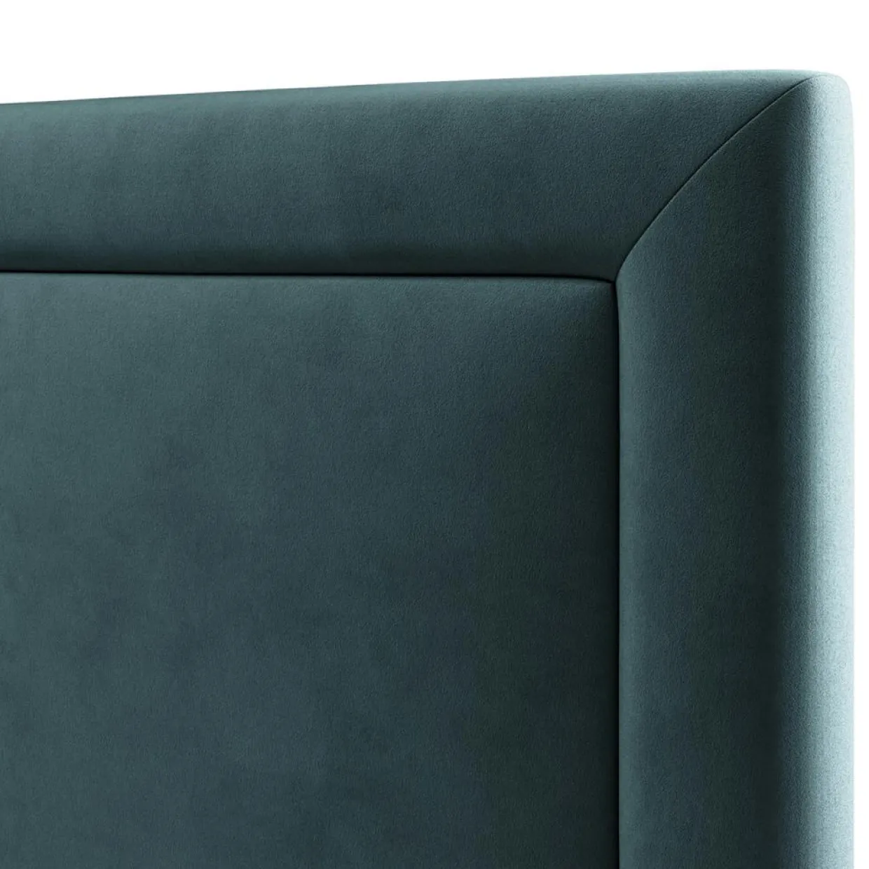 Mazzini Sofas Têtes De Lit^Tête de Lit en Velours Primevere pétrole - 180x120 cm