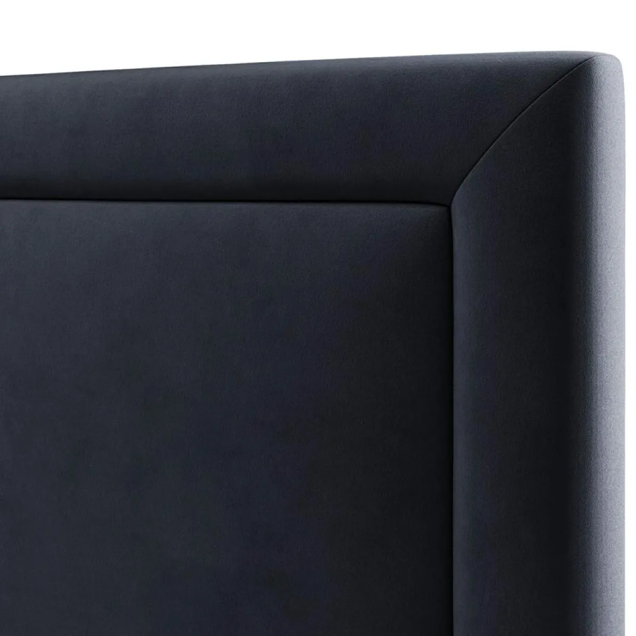 Mazzini Sofas Têtes De Lit^Tête de lit en Velours Primevere bleu foncé - 180x120 cm