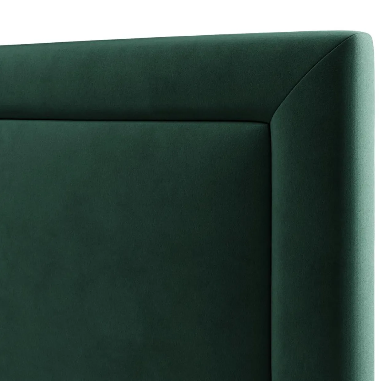 Mazzini Sofas Têtes De Lit^Tête de Lit en Velours Primevere vert bouteille - 160x120 cm