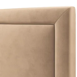 Tête de lit en Velours Primevere beige - 200x10x120 cm-Mazzini Sofas Discount