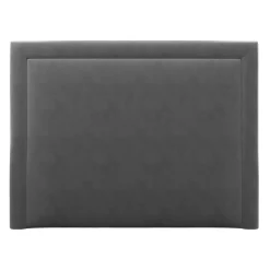 Tête de Lit en Velours Primevere gris foncé - 160x120 cm-Mazzini Sofas Clearance