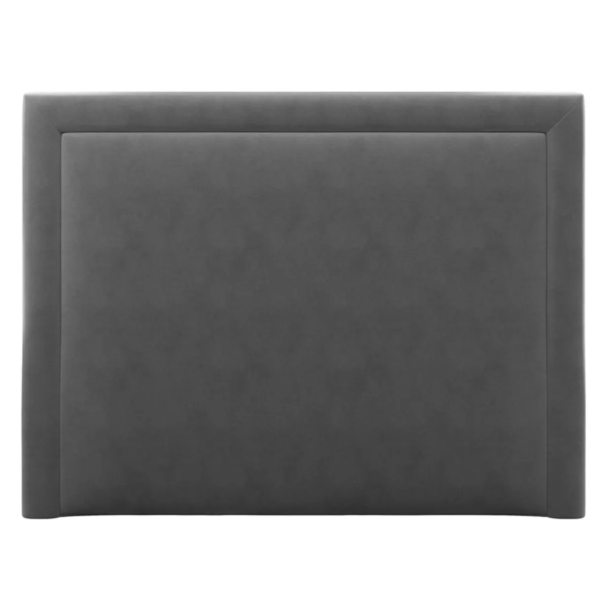 Tête de Lit en Velours Primevere gris foncé - 160x120 cm-Mazzini Sofas Clearance