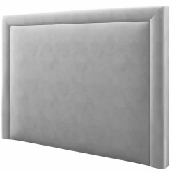 Tête de lit en Velours Primevere gris clair - 160x120 cm-Mazzini Sofas Hot