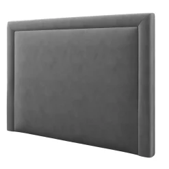 Mazzini Sofas Têtes De Lit^Tête de Lit en Velours Primevere gris foncé - 180x120 cm