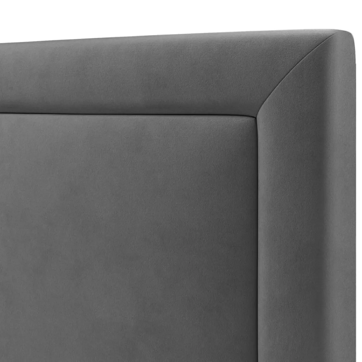 Mazzini Sofas Têtes De Lit^Tête de Lit en Velours Primevere gris foncé - 180x120 cm