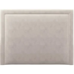 Tête de lit en Velours Primevere beige clair - 160x120 cm-Mazzini Sofas Outlet