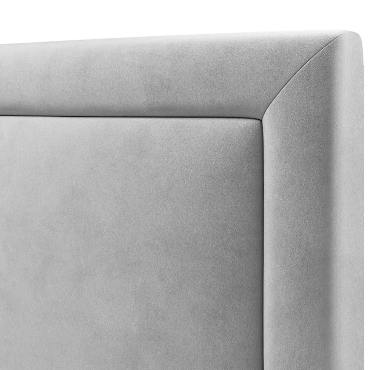 Mazzini Sofas Têtes De Lit^Tête de lit en Velours Primevere gris clair - 180x120 cm
