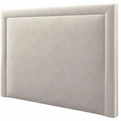 Tête de lit en Velours Primevere beige clair - 200x10x120 cm-Mazzini Sofas Outlet