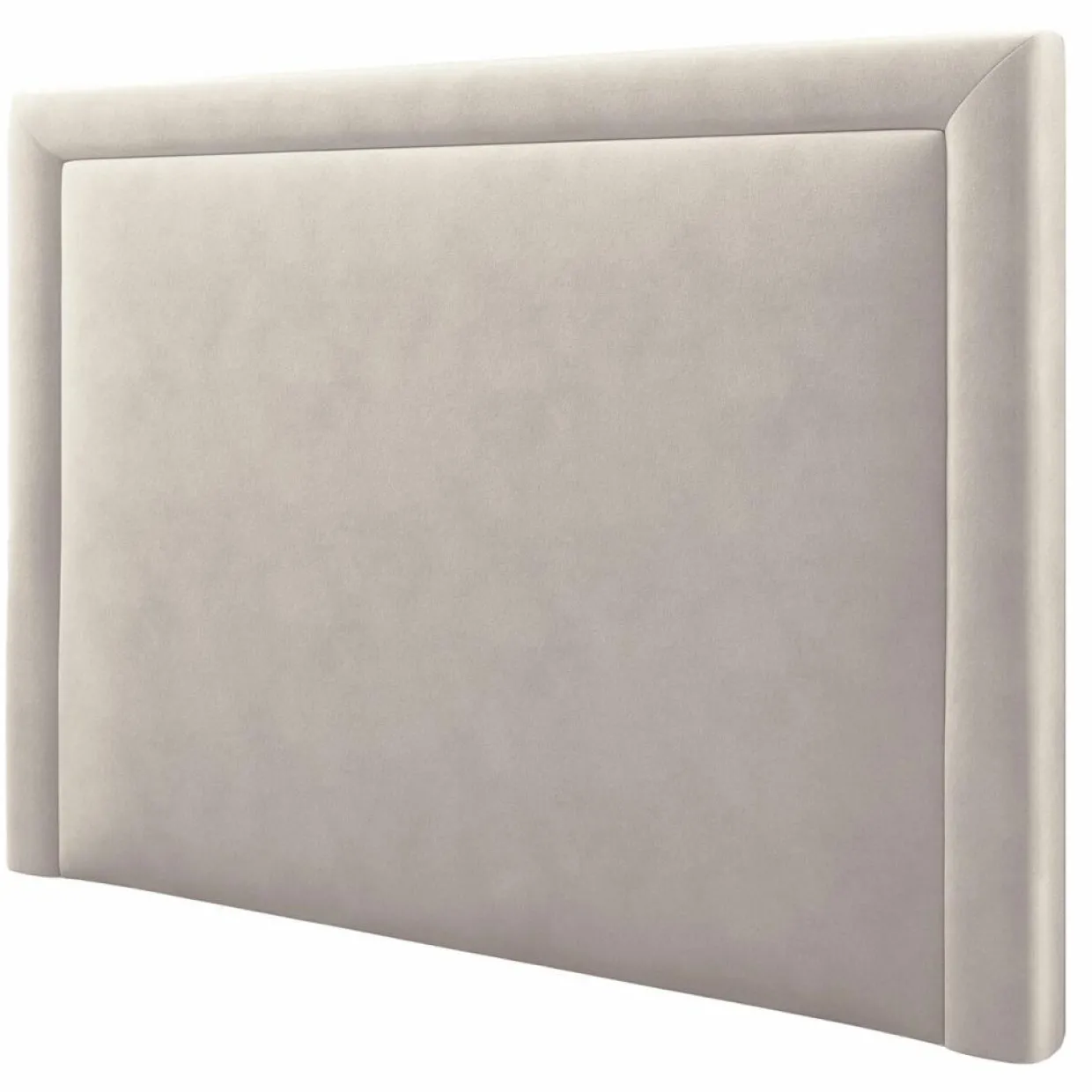Tête de lit en Velours Primevere beige clair - 200x10x120 cm-Mazzini Sofas Outlet