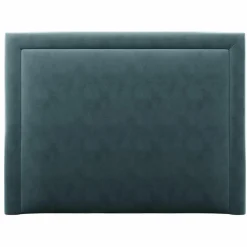 Tête de Lit en Velours Primevère pétrole - 200x120 cm-Mazzini Sofas Clearance