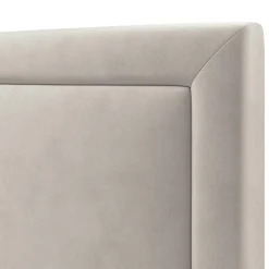 Tête de lit en Velours Primevere beige clair - 180x120 cm-Mazzini Sofas Clearance