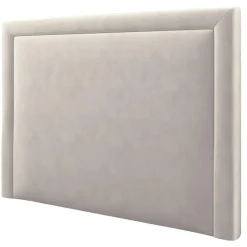Tête de lit en Velours Primevere beige clair - 180x120 cm-Mazzini Sofas Clearance