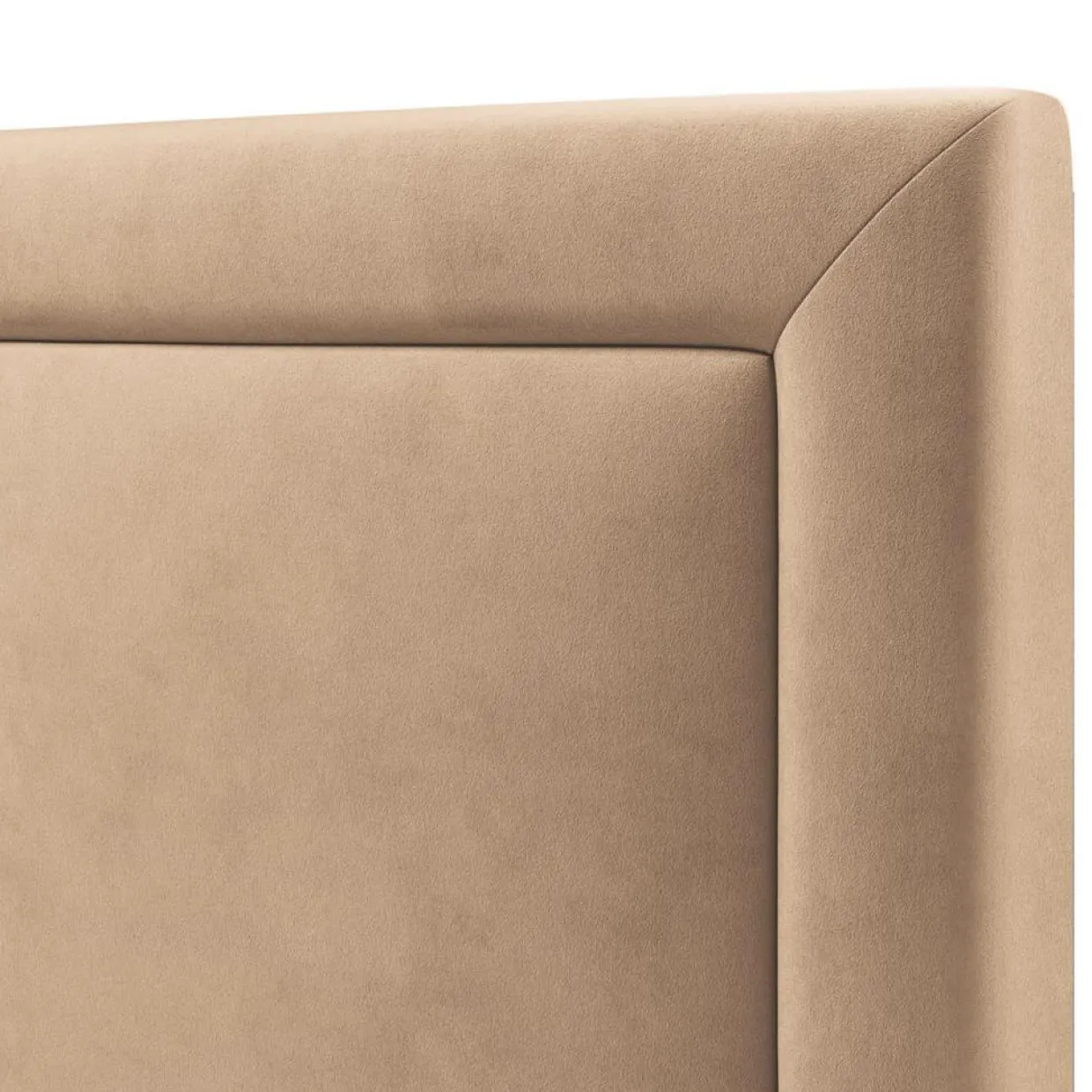 Mazzini Sofas Têtes De Lit^Tête De Lit En Velours Primevere beige - 180x120 cm