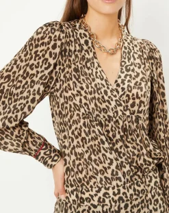 Femme Stella Forest Tops Et Blouses^Tunique col V Léo marron
