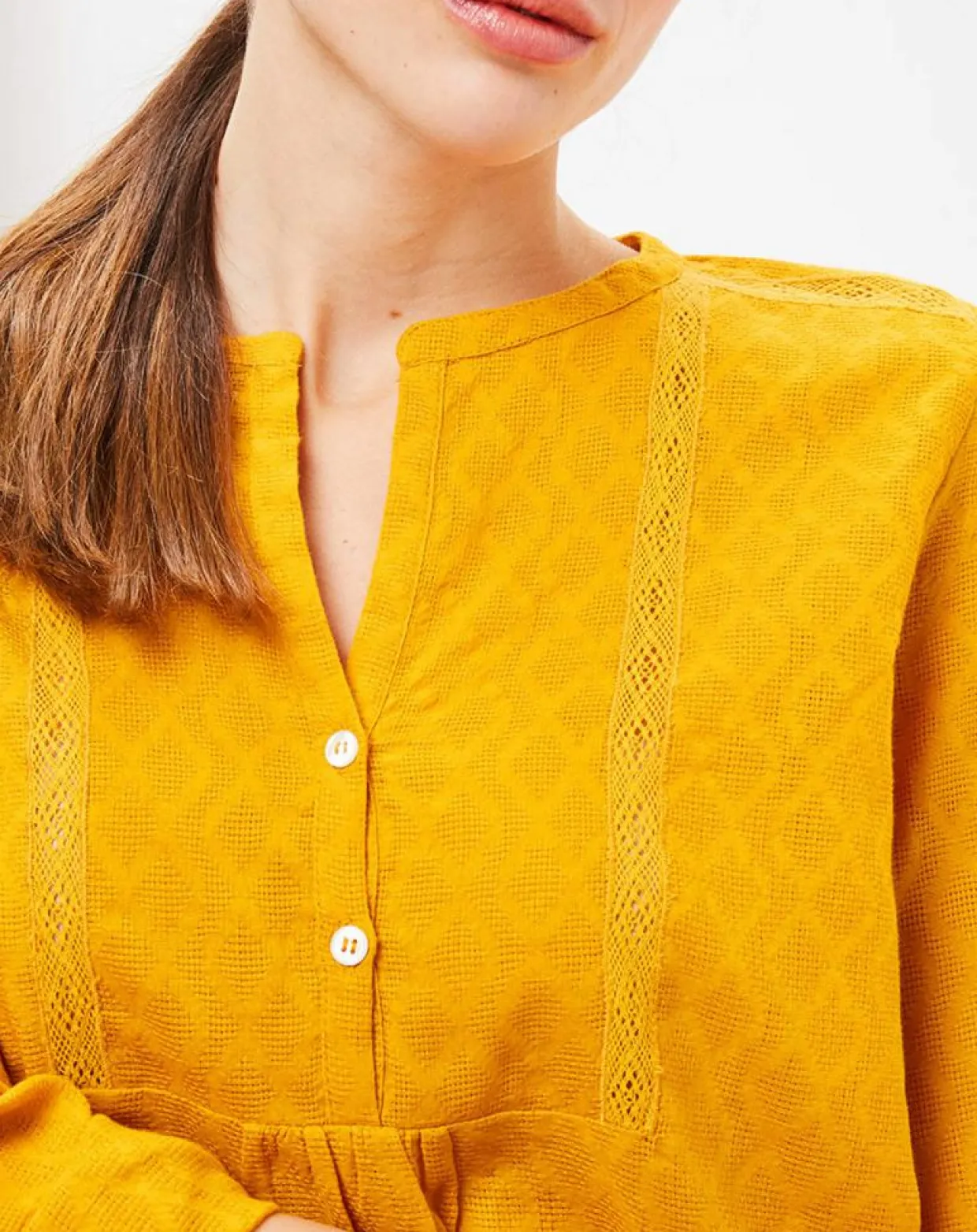Femme Hartford Tops Et Blouses^Tunique Honduras avec motifs relief marigold