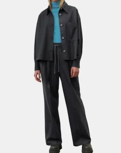 Femme Marc O'Polo Vestes, Blousons^Veste à rayures noire