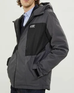 Homme Jack & Jones Manteaux^Veste à capuche Jwhbest asphalt