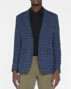 Homme Hackett London Vestes, Blousons^Veste à carreaux bleu moyen