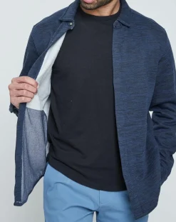 Homme Dockers Vestes, Blousons^Veste 360 Knit bleue