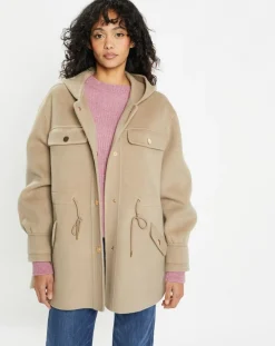 Femme Lou Andrea Vestes, Blousons^Veste 100% Laine Carla taupe