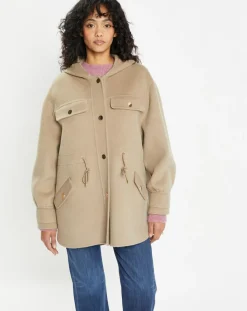 Femme Lou Andrea Vestes, Blousons^Veste 100% Laine Carla taupe