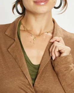 Veste 100% Lin Essential écorce-Lauren Vidal Best