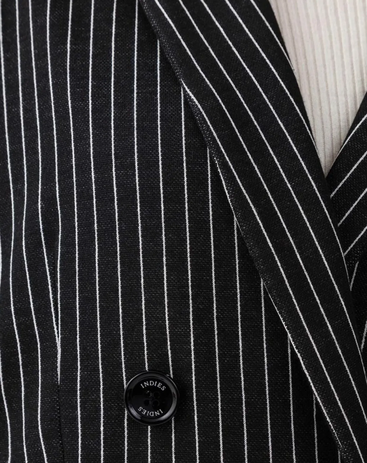 Veste Amance rayure noire-Indies Online