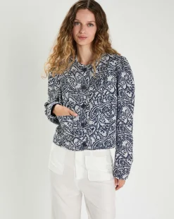 Veste Anais bleue-The Korner Hot