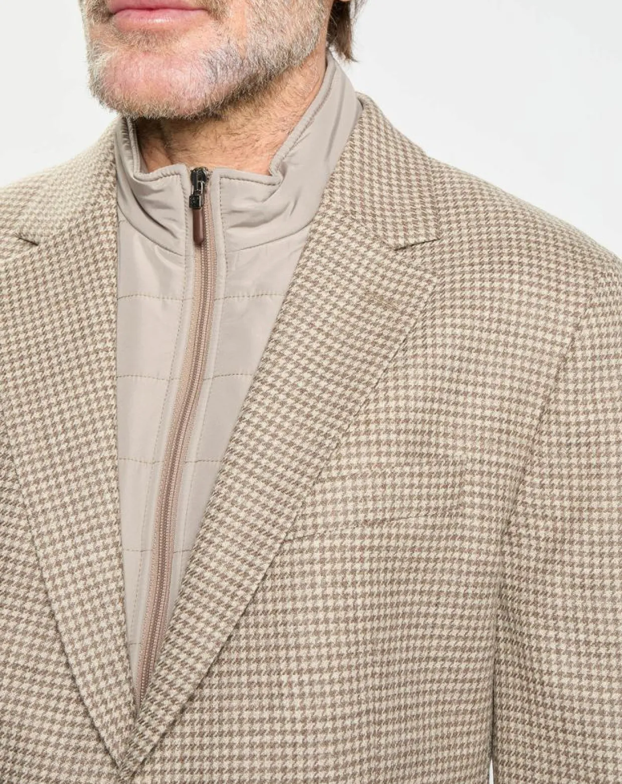 Veste avec parement amovible beige-Hackett London