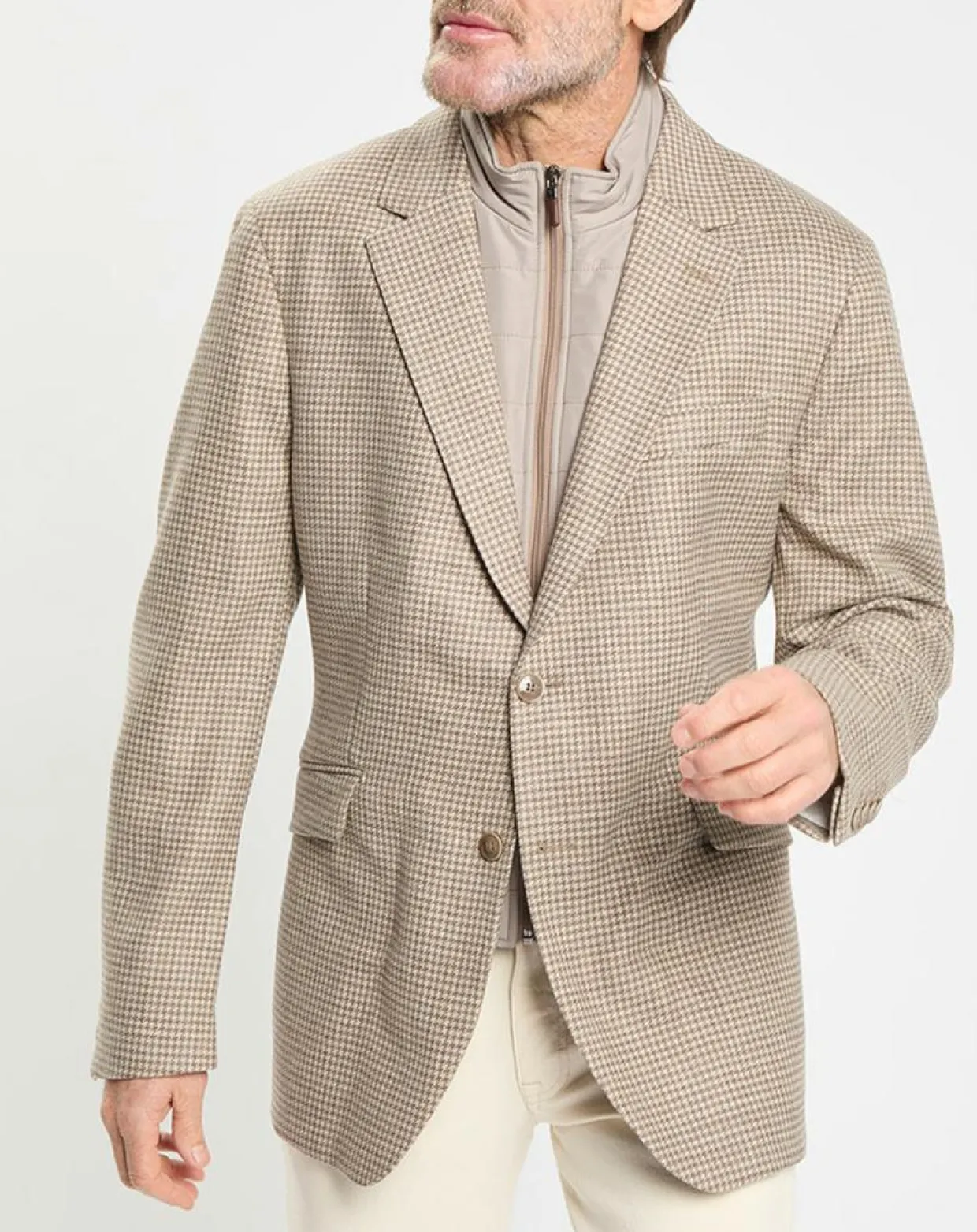 Veste avec parement amovible beige-Hackett London