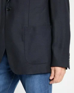 Veste avec parement amovible bleu marine-Hackett London Hot