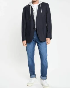 Veste avec parement amovible bleu marine-Hackett London Hot