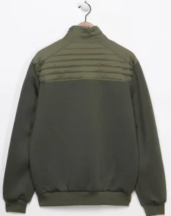 Veste bi-matière matelassée Caba kaki-Kaporal 5 Discount