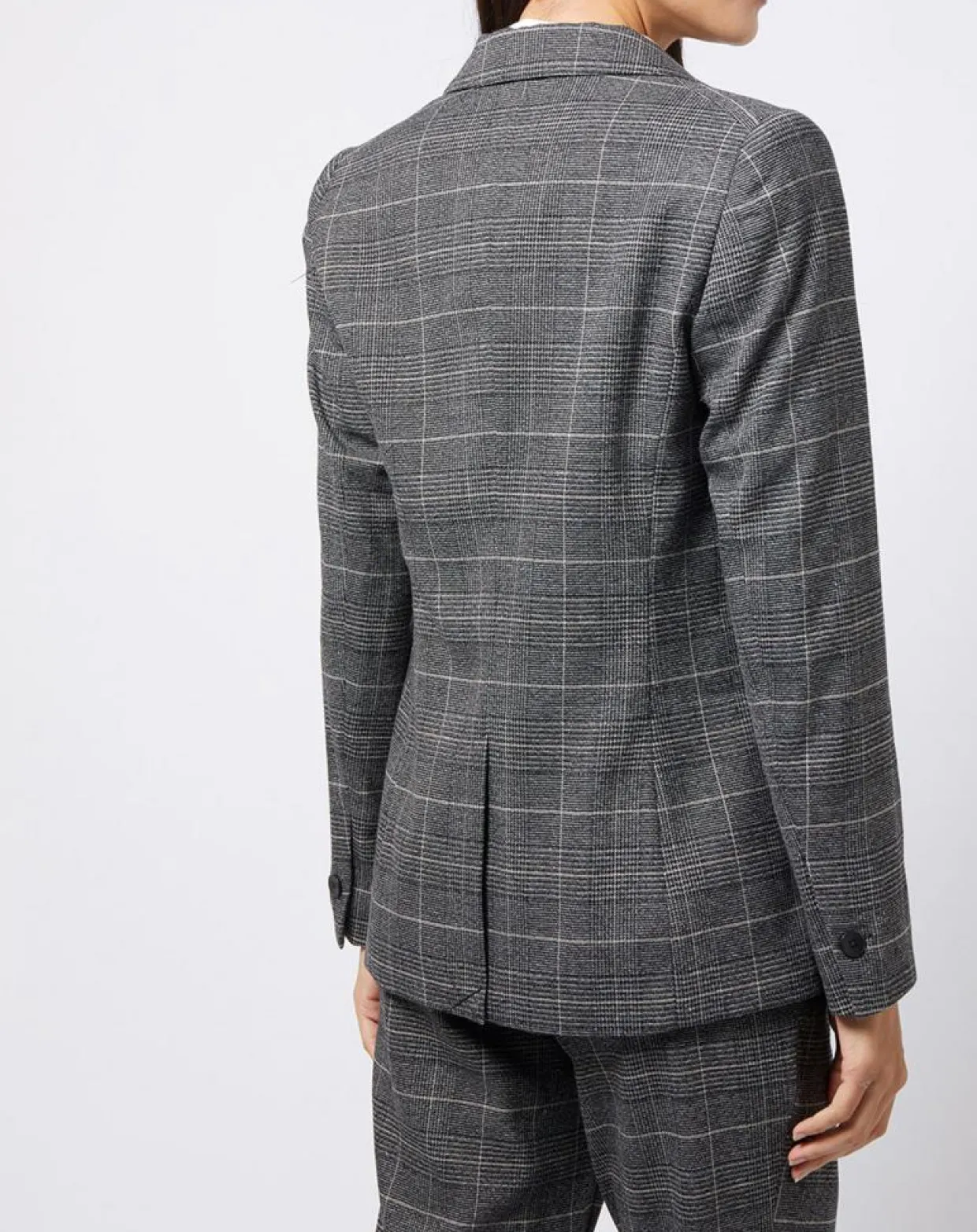 Femme Esprit Vestes, Blousons^Veste blazer prince de galles lurex grise