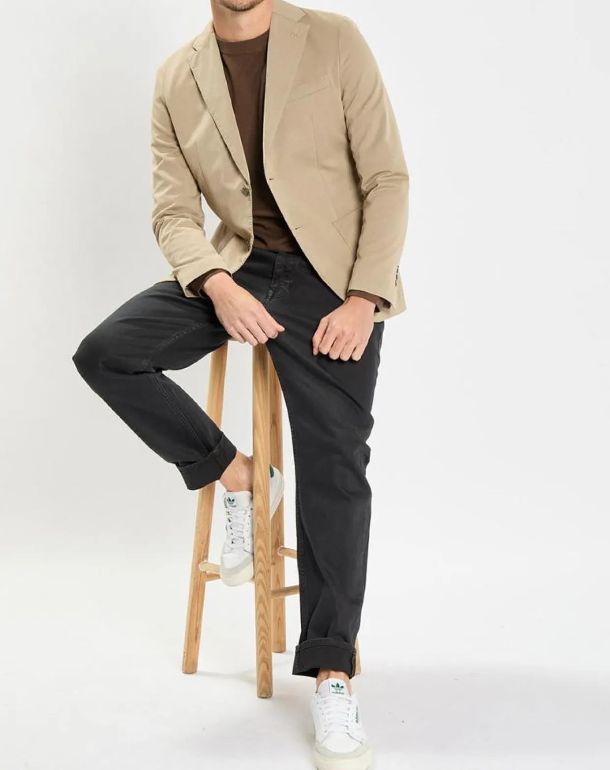 Veste blazer regular fit beige-Marc O'Polo