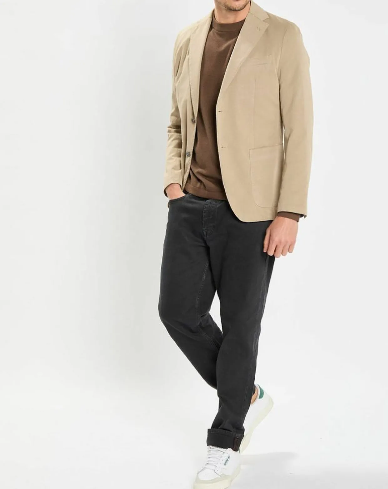Veste blazer regular fit beige-Marc O'Polo